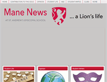 Tablet Screenshot of manenews.com